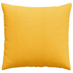 Cord Sofakissen Gelb 45x45cm 2er-Set