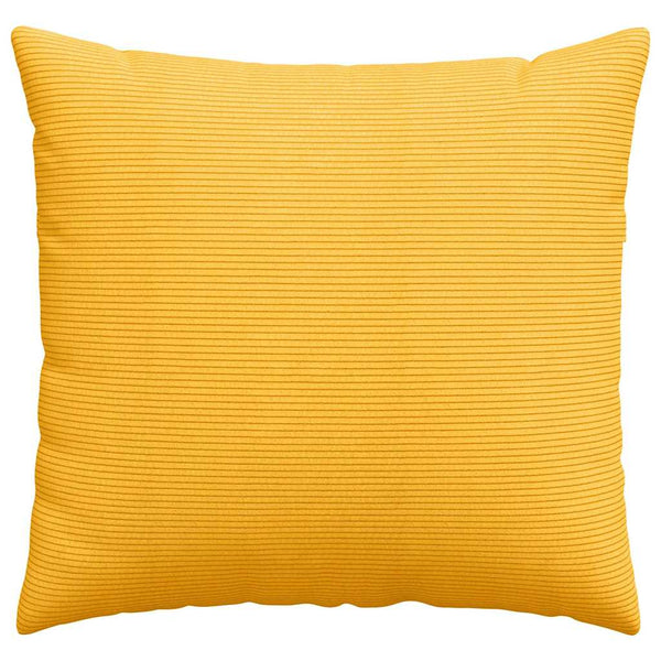 Cord Sofakissen Gelb 45x45cm 2er-Set