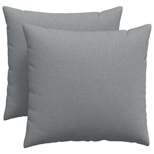 Sofakissen 2er-Set Hellgrau 50x50 cm