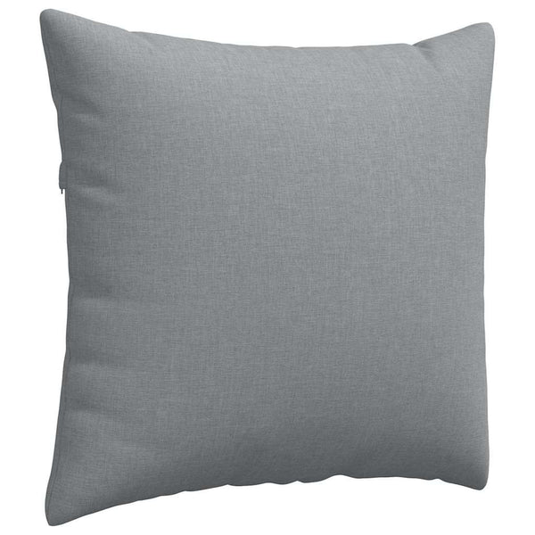 Sofakissen 2er-Set Hellgrau 50x50 cm