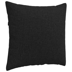 Schwarze Sofakissen 2er-Set, 50x50 cm