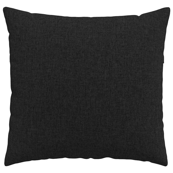 Schwarze Sofakissen 2er-Set, 50x50 cm