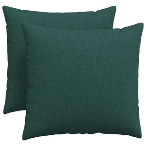 Sofakissen 2er Set Dunkelgrün 50x50 cm