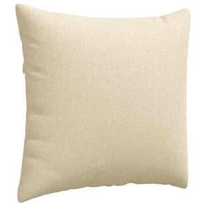 Sofakissen 2er Set Creme 50x50 cm