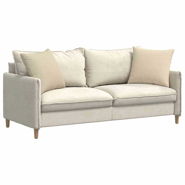 Sofakissen 2er Set Creme 50x50 cm