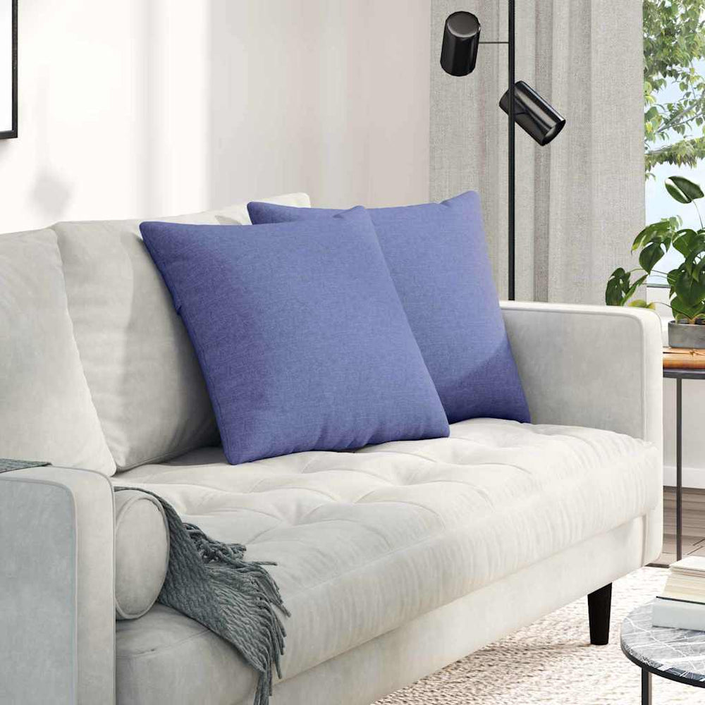 Sofakissen Jeans blau 50x50 cm 2er Set