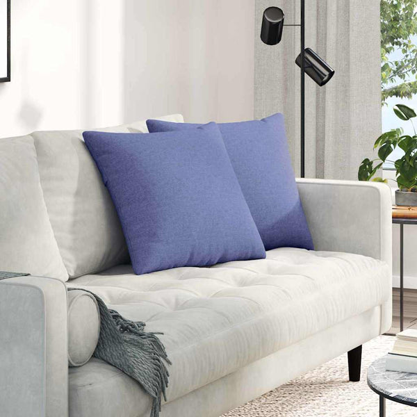Sofakissen Jeans blau 50x50 cm 2er Set