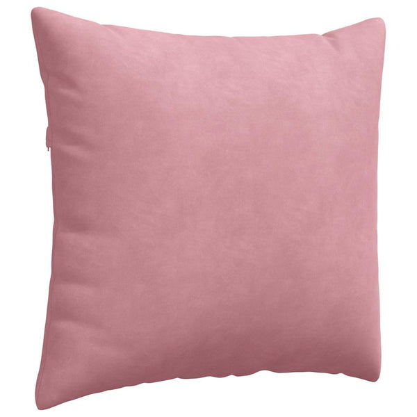 2er Sofakissen Rosa Cord 50x50 cm