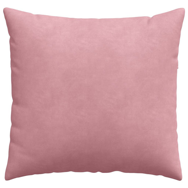 2er Sofakissen Rosa Cord 50x50 cm