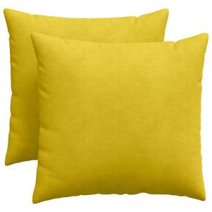 Gelbe Sofakissen 50x50 cm, 2er-Set Cord