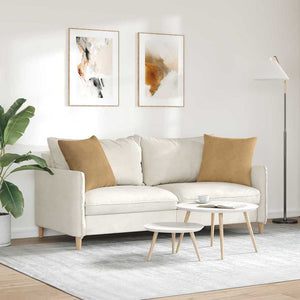 Sofakissen Braun Cord 50x50cm 2er Set