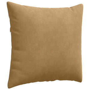 Sofakissen Braun Cord 50x50cm 2er Set
