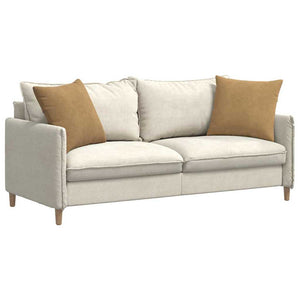 Sofakissen Braun Cord 50x50cm 2er Set