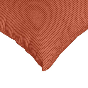 Sofakissen 2er Set Rot-Orange Cord 50x50