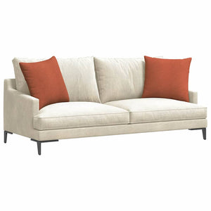 Sofakissen 2er Set Rot-Orange Cord 50x50