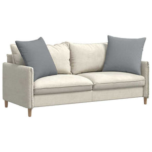 Sofakissen 2er Set Hellgrau 60x60 cm