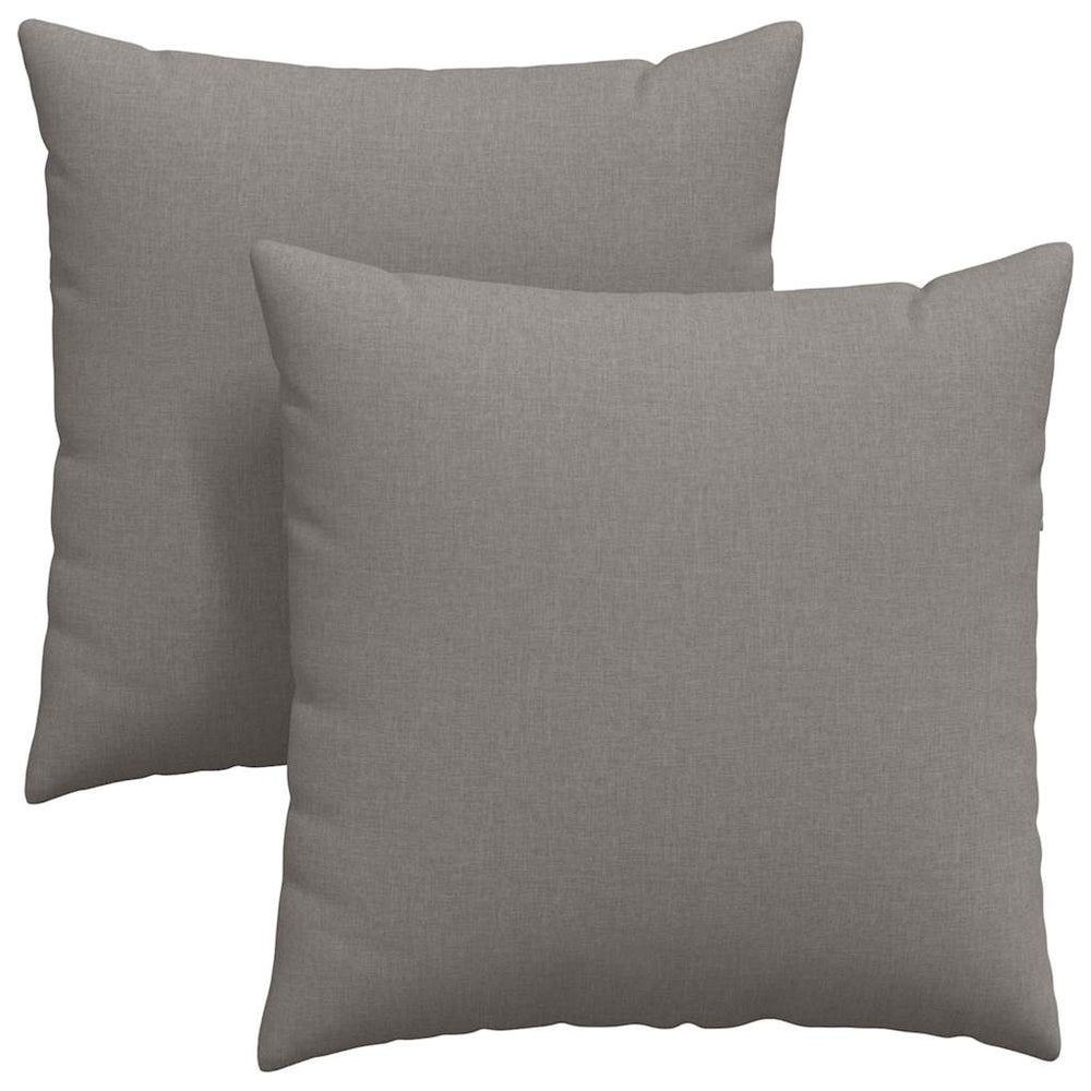 Sofakissen 2er Set Taupe 60x60 cm