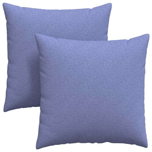 Sofakissen 2er-Set Jeans Blau 60x60 cm