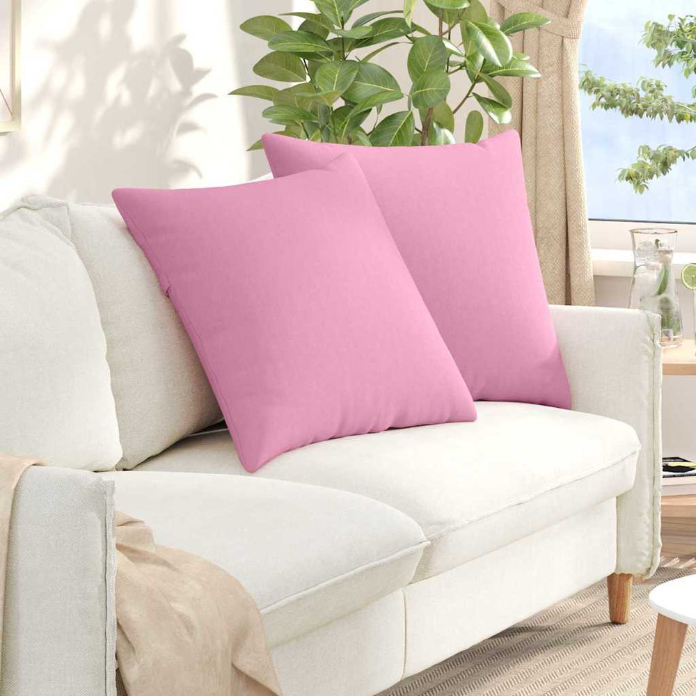 Sofakissen 2er-Set Rosa 60x60 cm