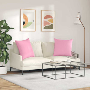 Sofakissen 2er-Set Rosa 60x60 cm