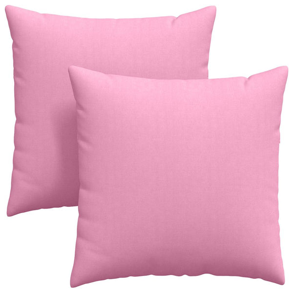 Sofakissen 2er-Set Rosa 60x60 cm