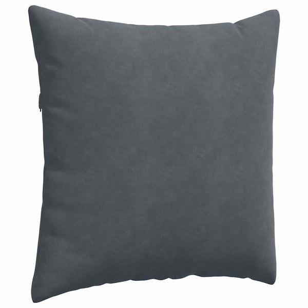 Sofakissen Dunkelgrau Cord 60x60cm 2er-Set