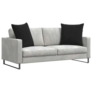 Sofakissen 60x60 cm Schwarz Cord 2er-Set