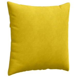 Sofakissen Gelb Cord 60x60 cm 2er-Set