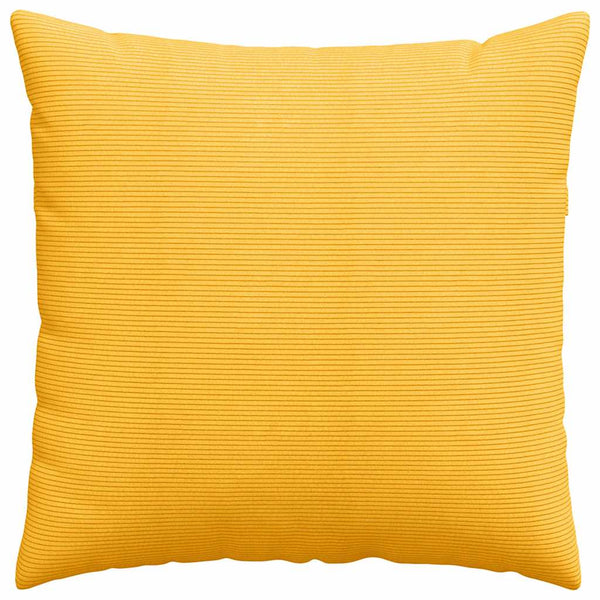 Sofakissen Gelb Cord 60x60cm 2er-Set
