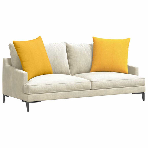Sofakissen Gelb Cord 60x60cm 2er-Set