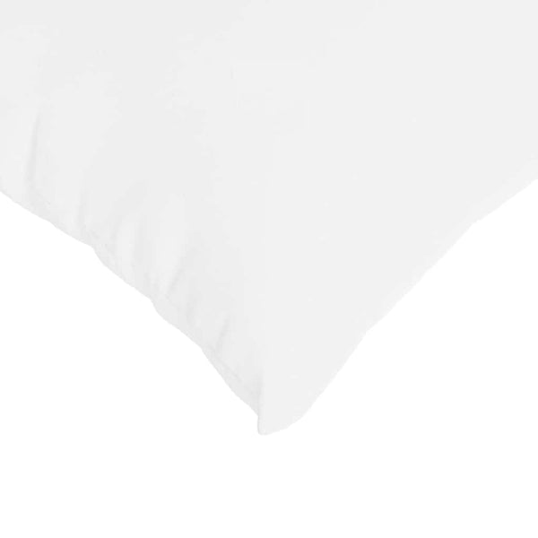 vidaXL Coussins de canapé 2 pcs Blanc 80 x 80 cm Tissu