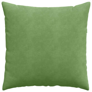 Hellgrüne Cord Sofakissen 80x80cm, 2er-Set