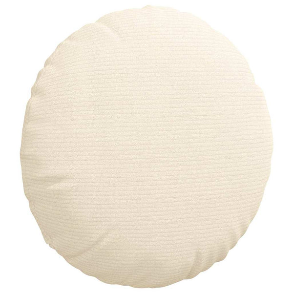 Sitzkissen 2er-Set Creme Cord Ø40cm