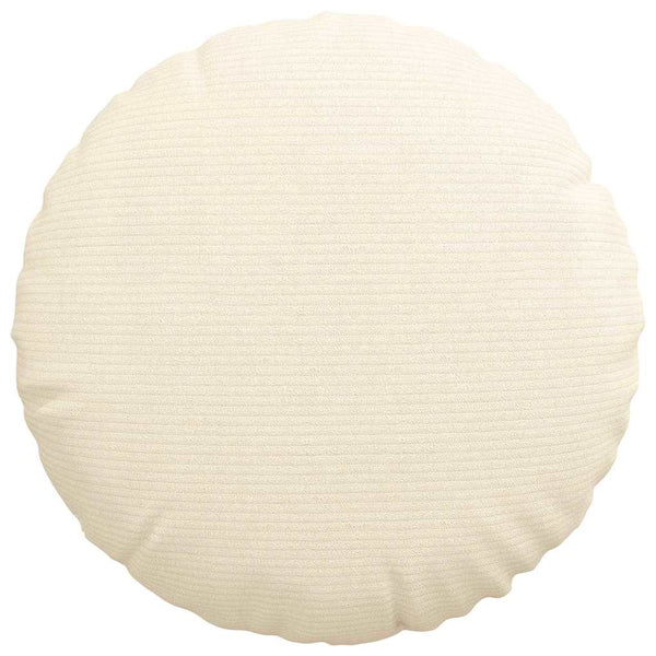 Sitzkissen 2er-Set Creme Cord Ø40cm