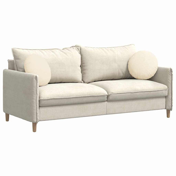 Sitzkissen 2er-Set Creme Cord Ø40cm