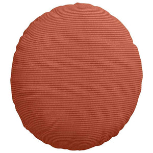 2er Set Sitzkissen Rot-Orange Cord Ø 40cm