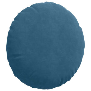 Samt Sitzkissen Blau 2er Set Ø50cm