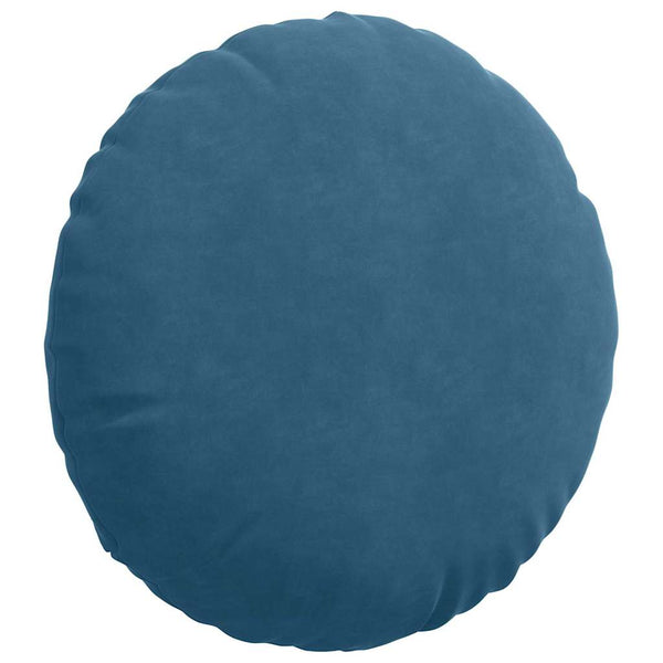 Samt Sitzkissen Blau 2er Set Ø50cm
