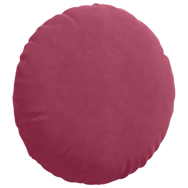 Samt Sitzkissen Weinrot 2er Set Ø50cm