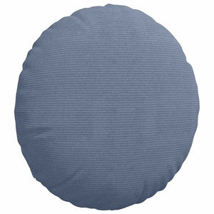 Blaue Cord Sitzkissen, 2er Set