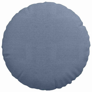 Blaue Cord Sitzkissen, 2er Set
