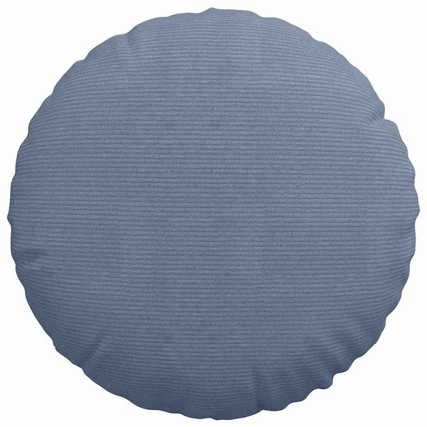 Blaue Cord Sitzkissen, 2er Set