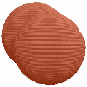 Sitzkissen 2er Set Rot-Orange Cord