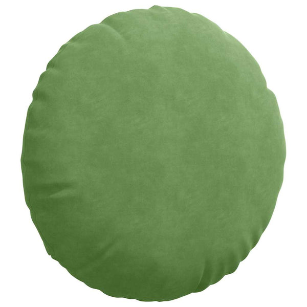 Samt Sitzkissen Hellgrün 2er Set Ø60cm