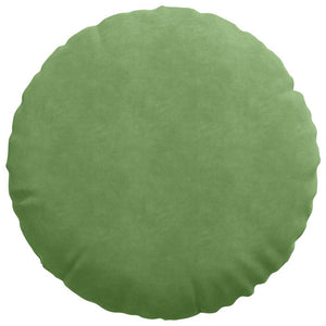 Samt Sitzkissen Hellgrün 2er Set Ø60cm