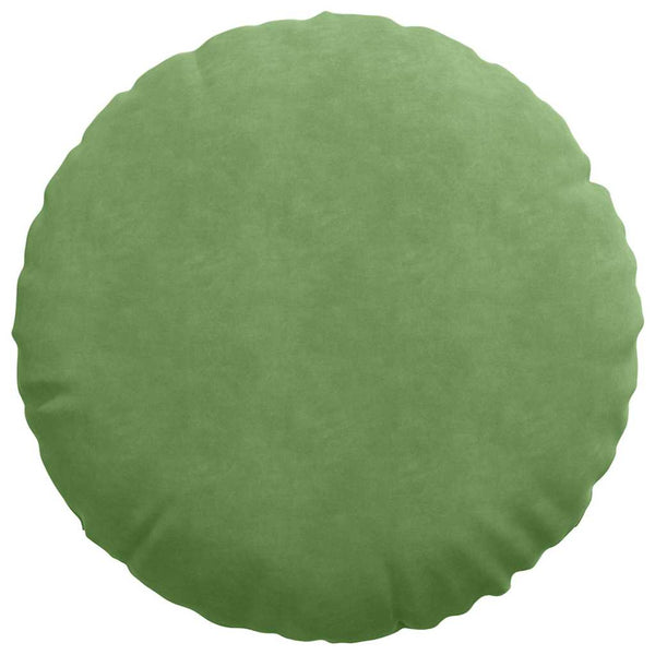Samt Sitzkissen Hellgrün 2er Set Ø60cm