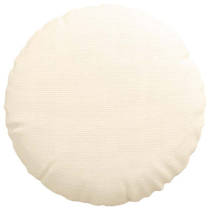 Cord Sitzkissen Creme 2er Set Ø60cm