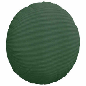 Cord Sitzkissen Dunkelgrün 2er Set Ø60cm