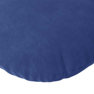 Samt Sitzkissen Polizeiblau 2er-Set Ø 80cm