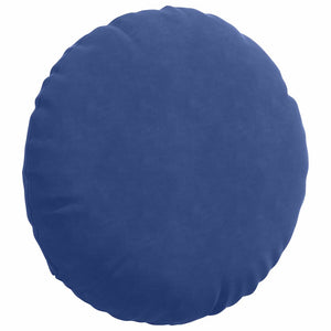 Samt Sitzkissen Polizeiblau 2er-Set Ø 80cm